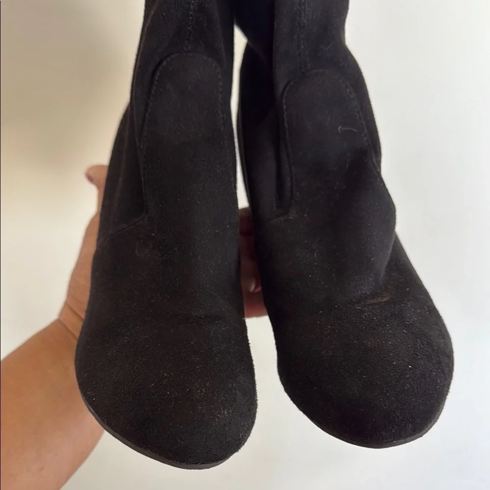 Steve Madden Black Over-the-Knee Women's Boots
